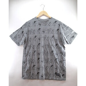 Peanuts Charlie Brown‎ Snoopy Gray short sleeve T-shirt Rook Brand Size Large